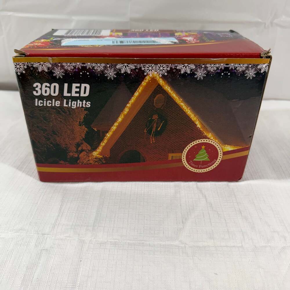 360 Icicle LED Christmas Xmas Icicle Lights